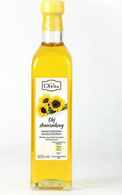 Produktbild von OLVITA Kaltgepresstes Sonnenblumenöl 500 ml