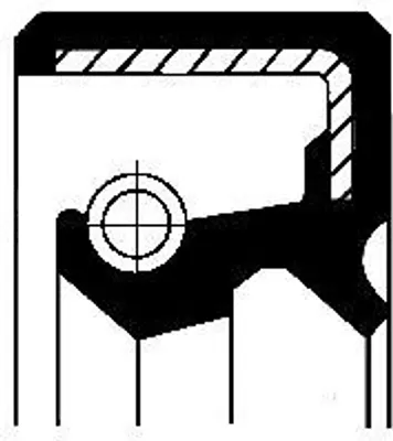 Produktbild von CORTECO Wellendichtring Schaltgetriebe 19026212B