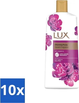 Produktbild von Lux - Duschgel - Charming Peony - Pflegendes Duschgel - Langanhaltend - 600 ml - Vorteilspack - 10 Stücke
