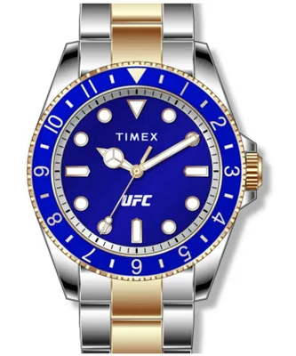 Produktbild von Timex UFC Debut Herrenuhr in Silber-Gold mit Blauton