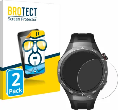 Produktbild von 2x Für Huawei Watch GT 5 Pro (46 mm) Schutzfolie BROTECT Displayschutz Display Schutz Folie Klar Transparent
