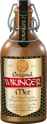 Produktbild von Original Wikinger Met Honigwein Met in Traditionsflasche 500ml