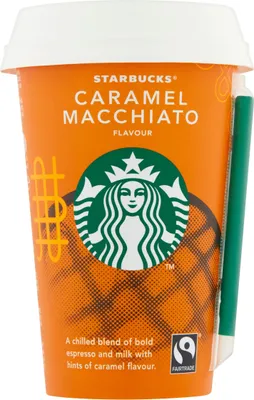 Obrázok produktu pre Starbucks Caramel Macchiato Mleczny Napój Kawowy 220 ml