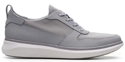 Obrázek produktu pro Pánské kožené polobotky Clarks Un Globe Sport šedé barvy 42