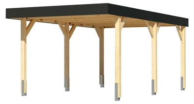 Produktbild von Karibu Carport Einzel- oder Doppelausführung mit und ohne Seitenwand