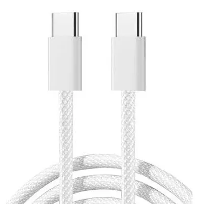 Produktbild von Joyroom USB-C auf USB-C 1m Kabel 60W USB 2.0 - weiß