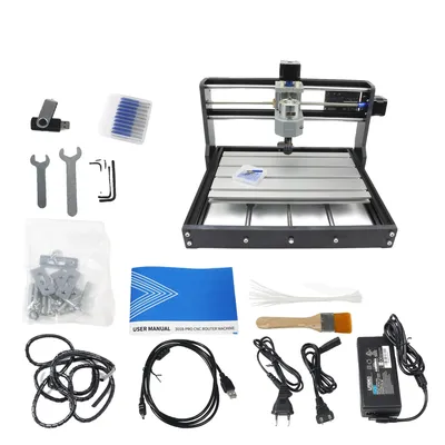 Obrázek produktu pro CNC fréza, motor vřetena 775, řídicí software GRBL, pouze 3018Pro, s 10W laserem