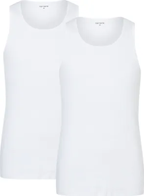 Produktbild von Camano Tank Top 2er-Pack mit flachen Nähten white L