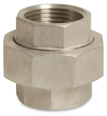Immagine prodotto di Raccordo Filettato Inox 3/8", V4A, per Acqua e Gas