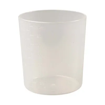 Produktbild von Messbecher 150ml mit Skala von 10 bis 150 ml als Dosierhilfe