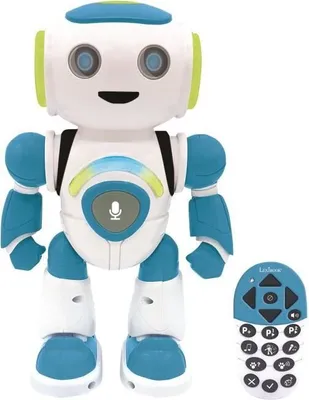 Zdjęcie produktu dla Robot interaktywny Lexibook Powerman Junior, Czyta w myślach, Programowalny 40 akcji, Powtarza głos, Zdalnie sterowany