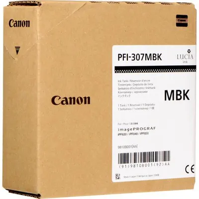 Immagine prodotto di Canon PFI-307 MBK - 330 ml - nero opaco - originale