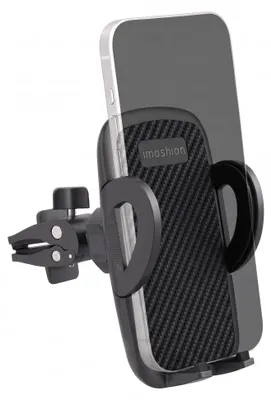 Productafbeelding van imoshion Telefoonhouder auto - Verstelbaar - Universeel - Carbon - Ventilatierooster - Zwart