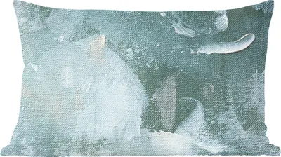 Produktbild von MuchoWow® Zierkissen Sofakissen Wohnzimmer Dekokissen 50x30 cm Acrylfarbe - Abstrakt - Design - Wohnzimmerdekoration - Polster mit Photo