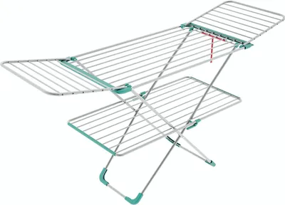 Produktbild von Colombo New Scal Double, Wäscheständerflügel, Aluminium, Aluminium, Türkis, 30 m, 2,3 kg, 55,5 cm