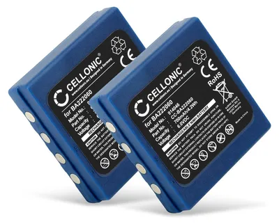 Produktbild von CELLONIC 2x Akku für Fernbedienung Kompatibel mit HBC Radiomatic Orbit, Micron 5, Kompatibel mit Abitron KH68302500, Kompatibel mit HBC Radiomatic FUB 3A - (700mAh, 6V)