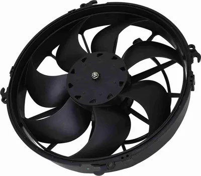 Immagine prodotto di Ventilatore di raffreddamento per auto 24 V, 7 pale, potenza 160 W, dissipazione del calore, nero, per autobus e camion