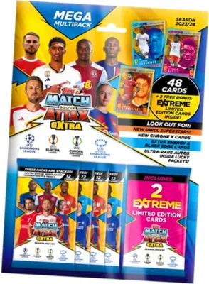 Produktbild von Topps Match Attax Karten Champions League Extra 2023-2024 - 1 Multipack Sammelkarten
