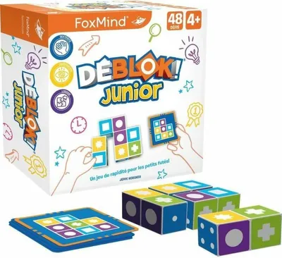 Produktbild von Asmodee Déblok Junior Lernspiel Puzzle- und Strategiespiel für Kinder ab 4 Jahren