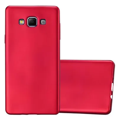 Produktbild von Cadorabo pokrowiec ochronny na Samsung Galaxy A7 2015 w kolorze czerwonym etui na telefon komórkowy silikonowe etui na etui TPU