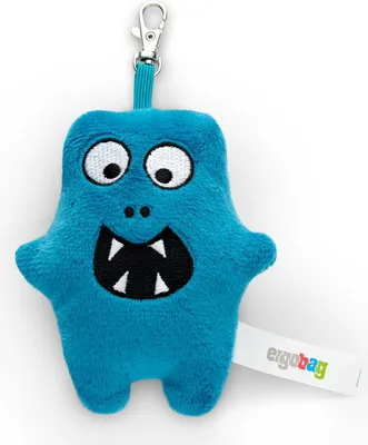Produktbild von ergobag Anhänger Schulranzen-Zubehör Hangies Monster #2 neonblau