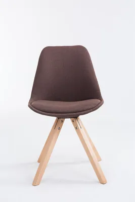 Produktbild von Besucherstuhl HLO-CP8 Stoff Natura Square  braun