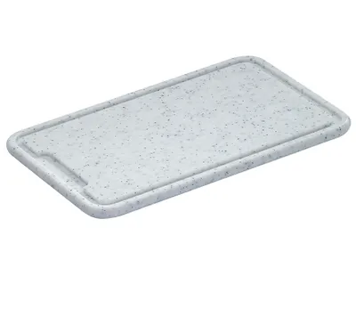 Productafbeelding van Zassenhaus snijplank, kunststof, lichtgrijs, 36x23x1,5 cm