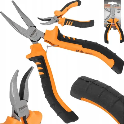 Produktbild von RICHMANN Spitzzange gebogen 125 mm Präzisionswerkzeug Cr-V