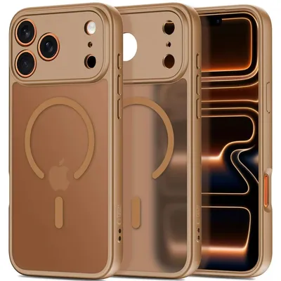 Obrázok produktu pre TECH-PROTECT BASICMAG MagSafe pre iPhone 17 Pro Max, matná hnedá (5906302352623)