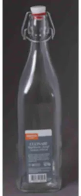 Image de Bouteille à étrier "Cucinare" 1,0 l carrée
