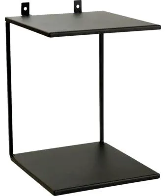 Produktbild von Fjordwall Doppelregal schwarz für Akustikpaneel 150 x 150 mm
