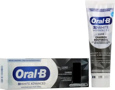 Zdjęcie produktu dla Pasta do zębów Oral-B 3D White Luxe z węglem aktywnym 75 ml
