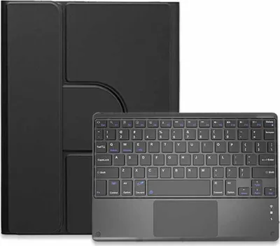 Image de INF Étui Clavier Bluetooth Magnétique Noir avec Touches Carrées iPad Pro 11