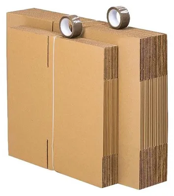 Image de Pack 20 cartons standard et 20 livres avec poignées + 2 adhésifs offerts