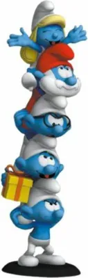 Obrázek produktu pro Collectoys Šmoulové Sloup Polychromovaná edice Figurka 50 cm Jedna velikost