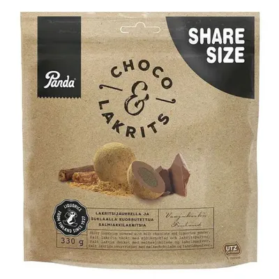 Produktbild von Panda Choco & Lakrits 330g