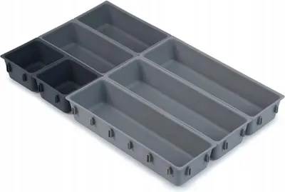 Obrázek produktu pro Verk 07193 Kompaktní organizer do zásuvky šedý