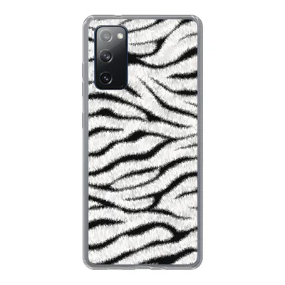Produktbild von MuchoWow® Handyhülle Schutzhülle Hülle für Samsung Galaxy S20 FE Tiermuster - Zebra - Weiß Silikon Softcase Handy Hülle - Abdeckung