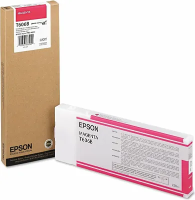 Productafbeelding van Epson UltraChrome T606B inktpatroon - Magenta - Inktjet