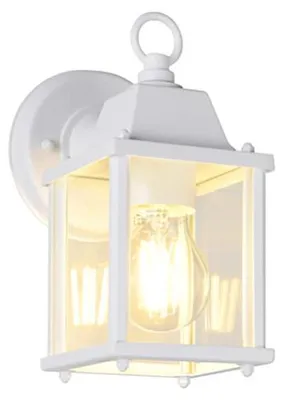 Immagine prodotto di Applique da esterno, lanterna, alluminio, bianco, H 22,5 cm