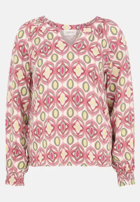 Produktbild von Cartoon Bluse Kurz 1/1 Arm 2842 Yellow/Rosé 40