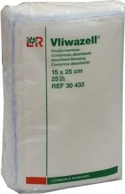 Produktbild von VLIWAZELL Saugkompressen unsteril 15x25 cm