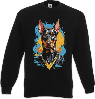 Produktbild von Urban Backwoods Dobermann Art, Sweatshirt, Farbe: Schwarz, Größe: M