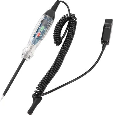 Obrázok produktu pre Tester elektrického obvodu automobilu, DC6 až 24 V, vysoká presnosť, prenosný, univerzálny, testovacia kontrolka automobilového bzučiaka pre automobily