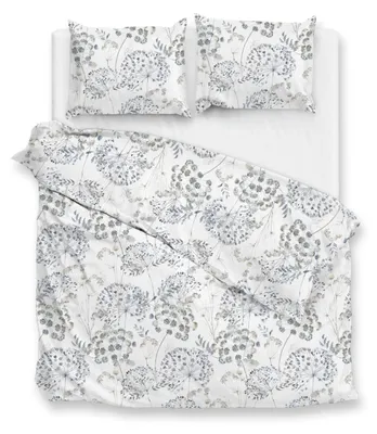 Productafbeelding van Zohome Dekbedovertrek Eira White 240x200-220 cm Katoenflanel