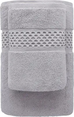 Obrázok produktu pre Bavlnený uterák Rete 50x90 cm sivý