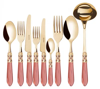Immagine prodotto di ALADDIN GOLD, Posate Set 75 pz, Scatola Gallery, Casa Bugatti