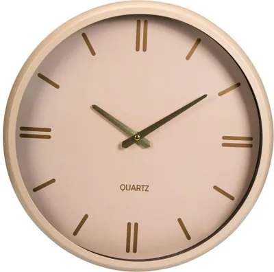 Image de Horloge murale élégante, 38 cm – Crème, H&L