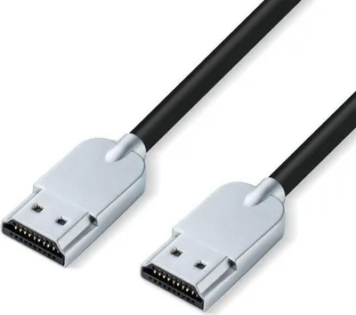 Image de Microconnect HDMISUPERSLIM05M Câble HDMI 0,5 m HDMI type A (standard) Noir