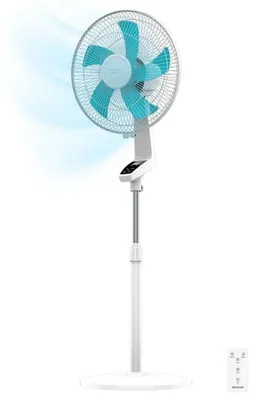 Produktbild von 16"-Standventilator mit 50 W, Timer, Fernbedienung und Touch Control.